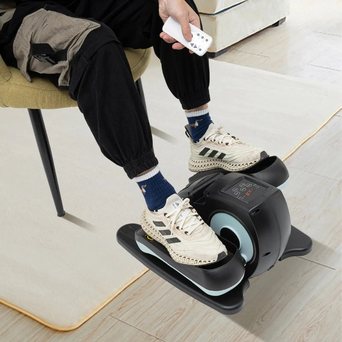 Foot Pedal Exerciser Elliptical Trainer &ndash; LCD Display