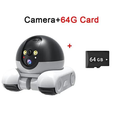 1080P HD WIFI Robot Camera Dual Lens PTZ &ndash; Auto Tracking With 64G Card / AU Plug