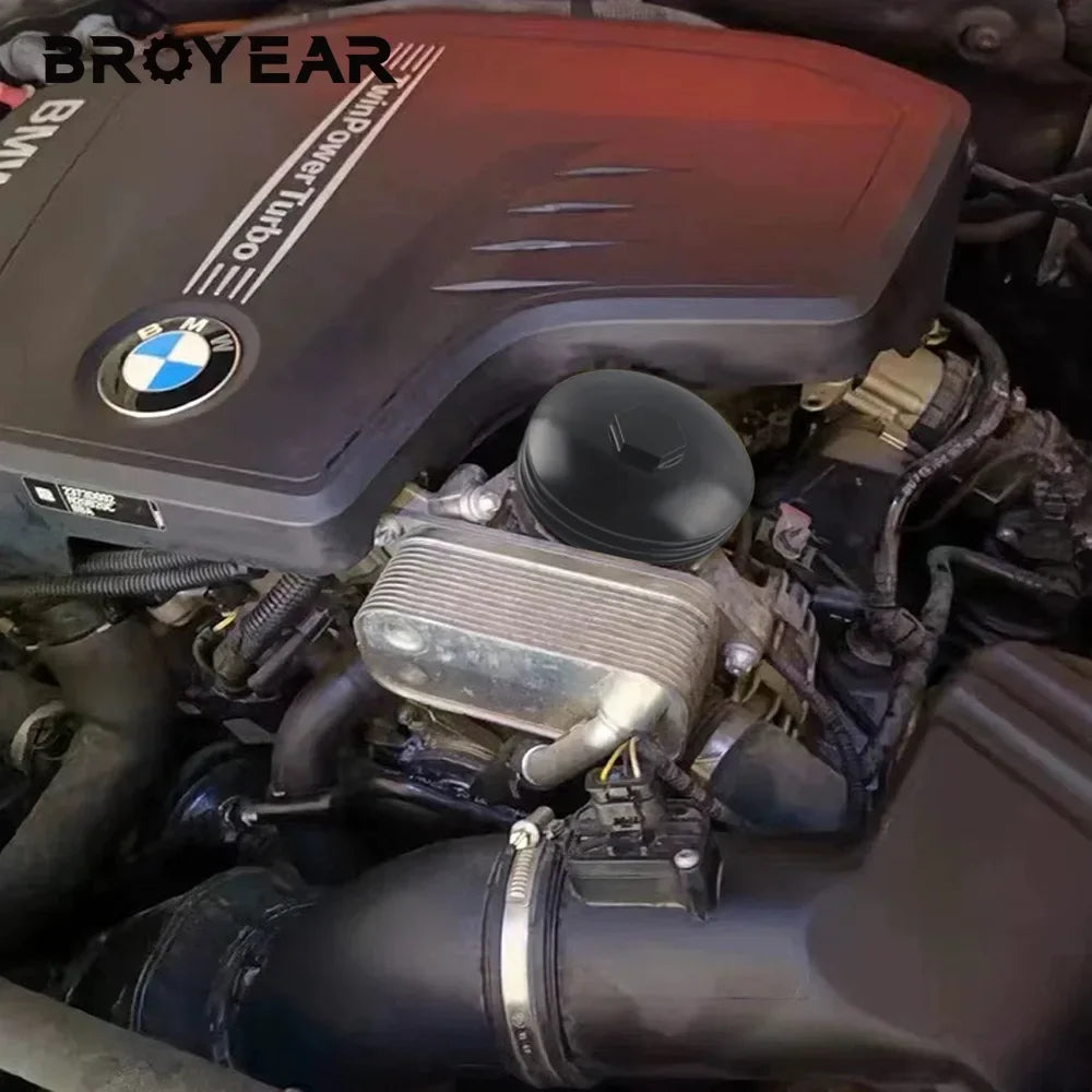 Billet Oil Filter Housing for BMW N20 N52 N54 N55 S55 by InterCyprus Trading Ltd