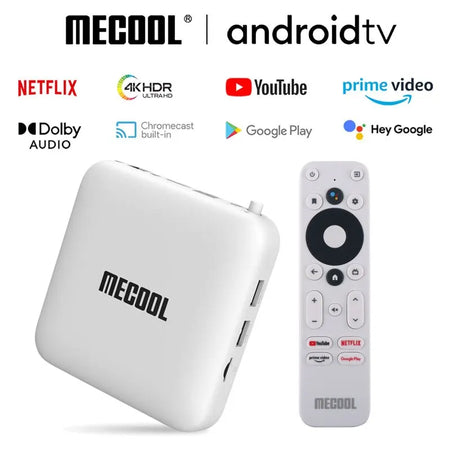Mecool KM2 Android TV Box &ndash; 4K Netflix Certified HDR US Plug