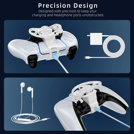 PS5 Wireless Controller Mini Steering Wheel &ndash; Compact Racing Precision