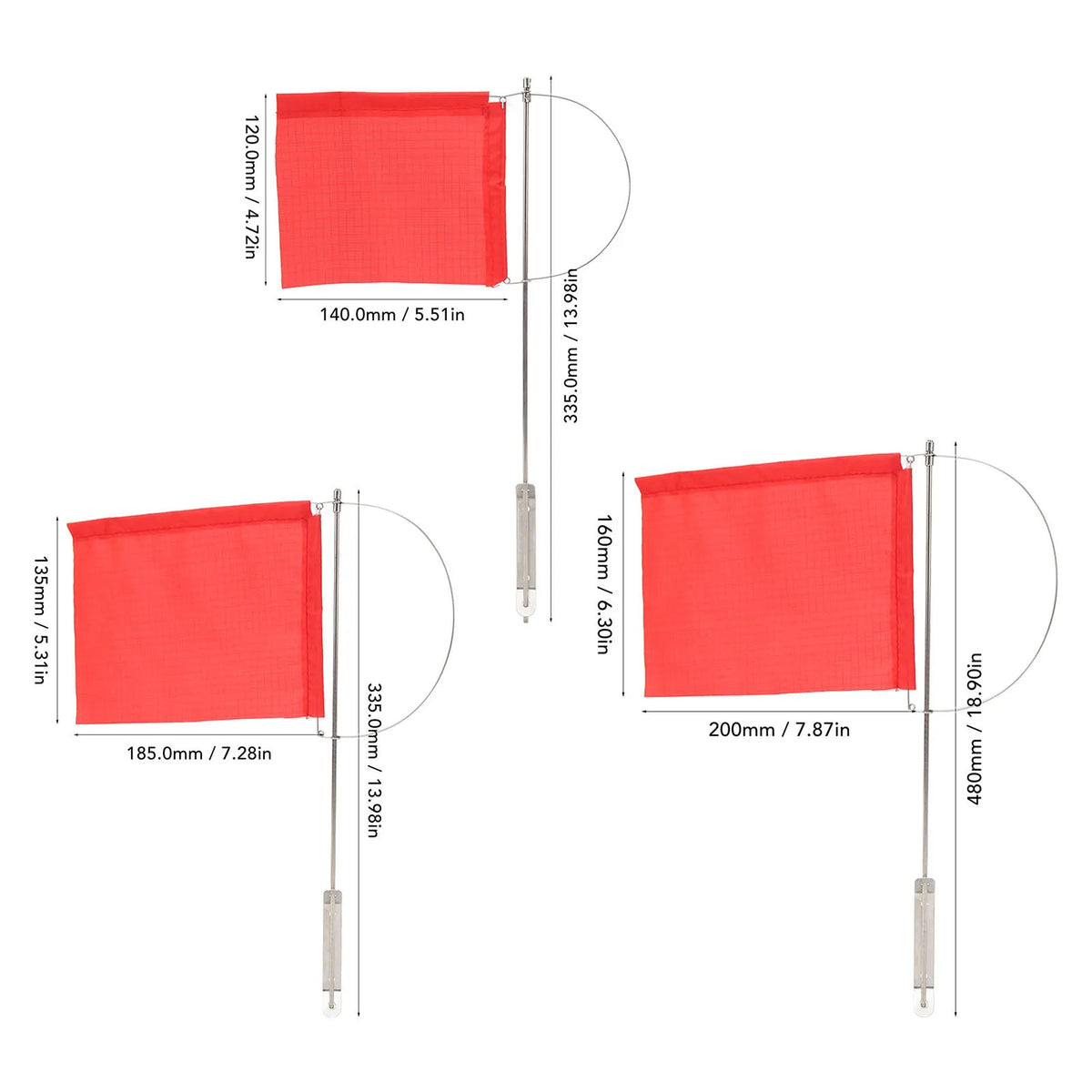 Wind Indicator Flag Red 304 Stainless Steel | Ebtools – InterCyprus ...