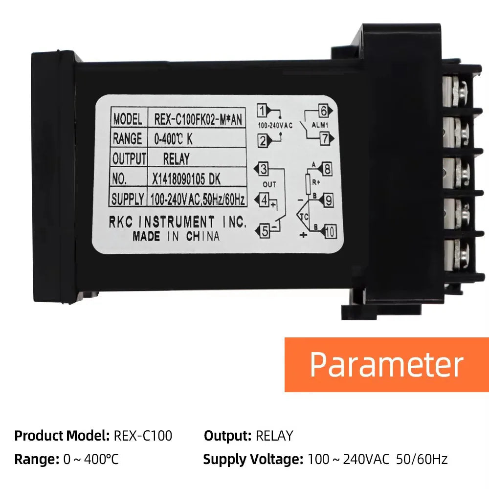 REX-C100/C700 &ndash; Digital PID Temperature Controller Pro REX-C100 Relay