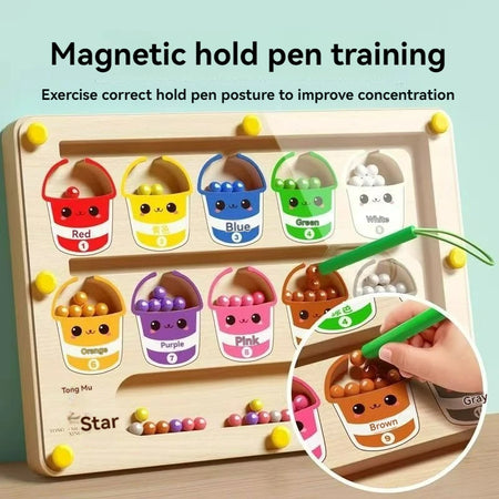 Children's Magnetic Maze Walking Ball &ndash; Engaging Early Education Puzzle medium size