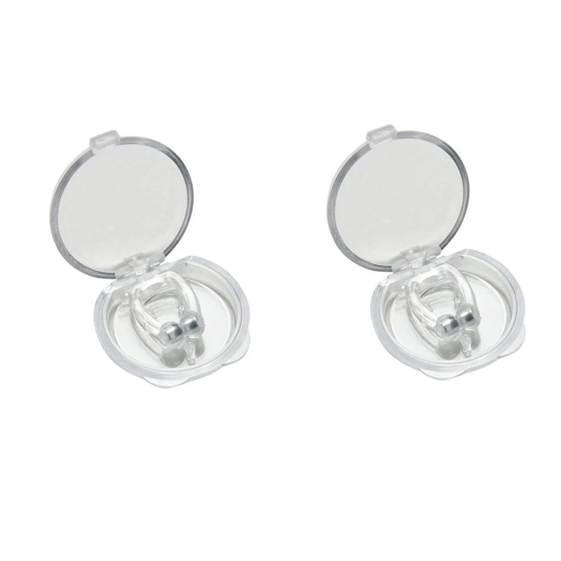 YUKUI Anti Snoring Nose Clip - Magnetic Silent Sleep Aid 2 Pcs