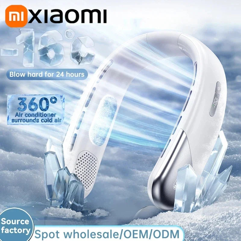Xiaomi Nešiojamas Kaklo Oro Kondicionierius, 5 Greičių Įkraunamas Ventiliatorius