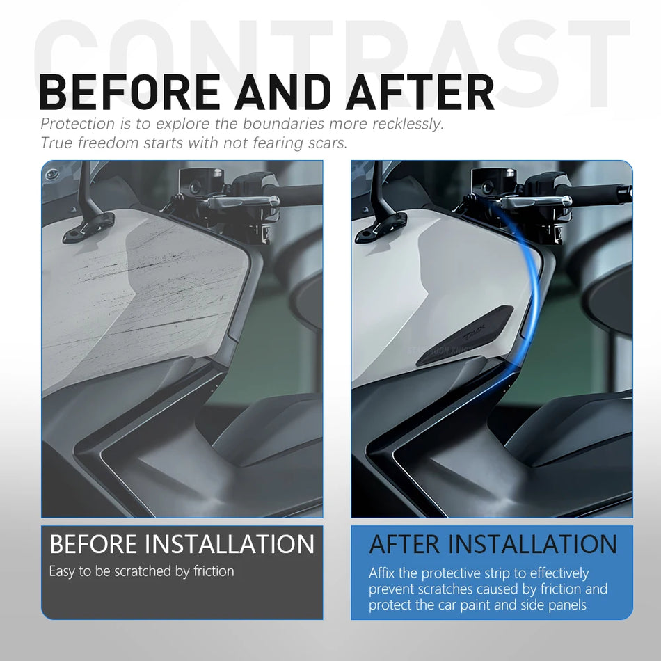 Yamaha TMAX 560 Tech MAX 2025 Stran Scratch Guard Strip z zaščito proti praskam