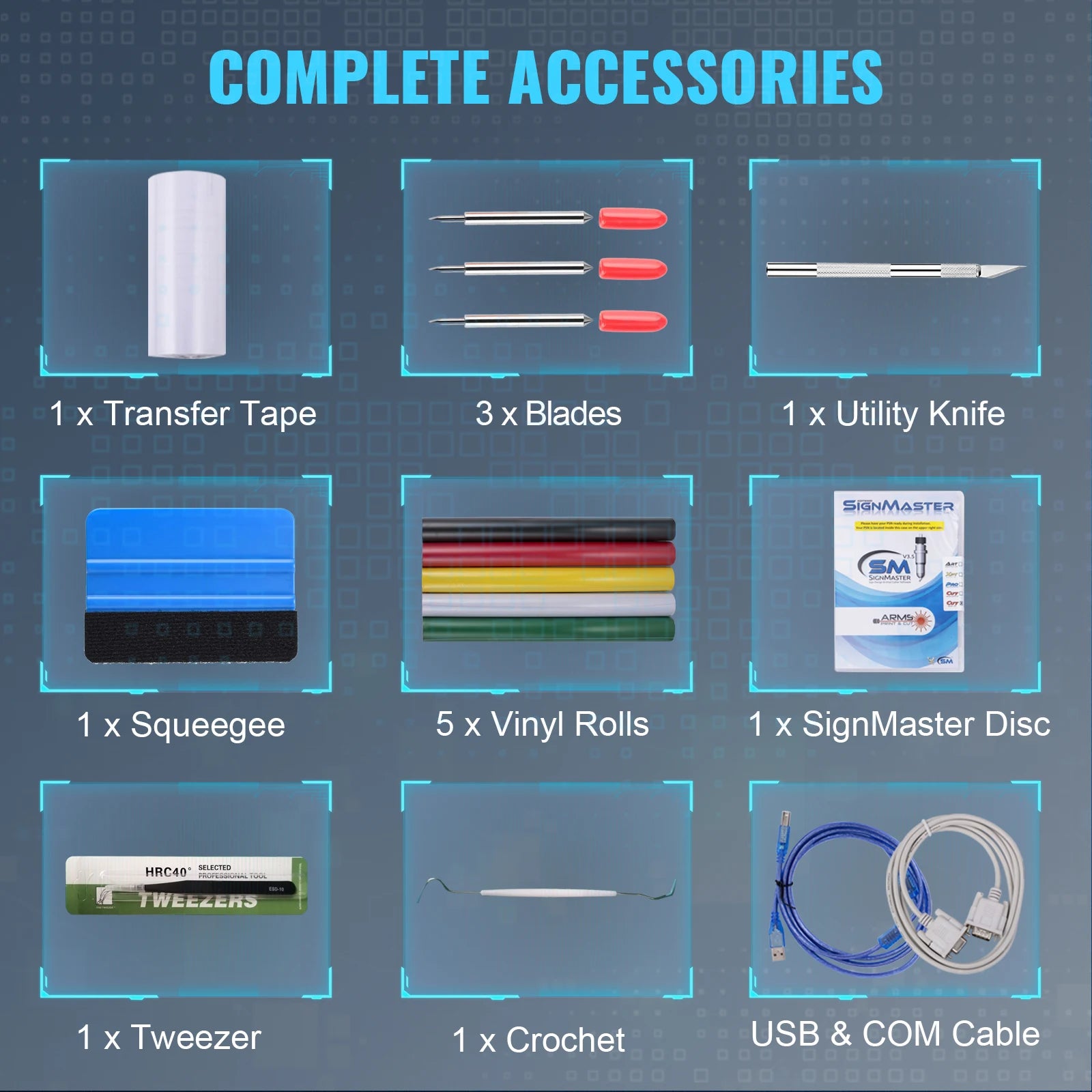 SucceBuy 28/34 Inch Vinyl Cutter Plotter &ndash; LCD Display