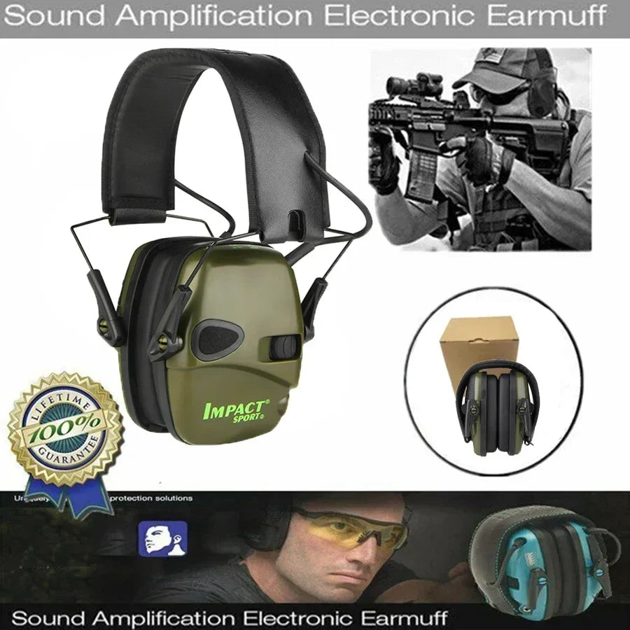 Outdoors Tactical Shooting Earmuff &ndash; Sound Amplification