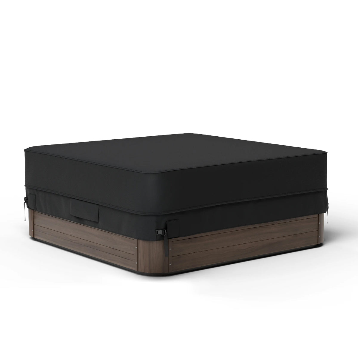 600D Oxford Hot Tub Dust Cover Cap &ndash; Waterproof UV Guard black / 193X193X51CM