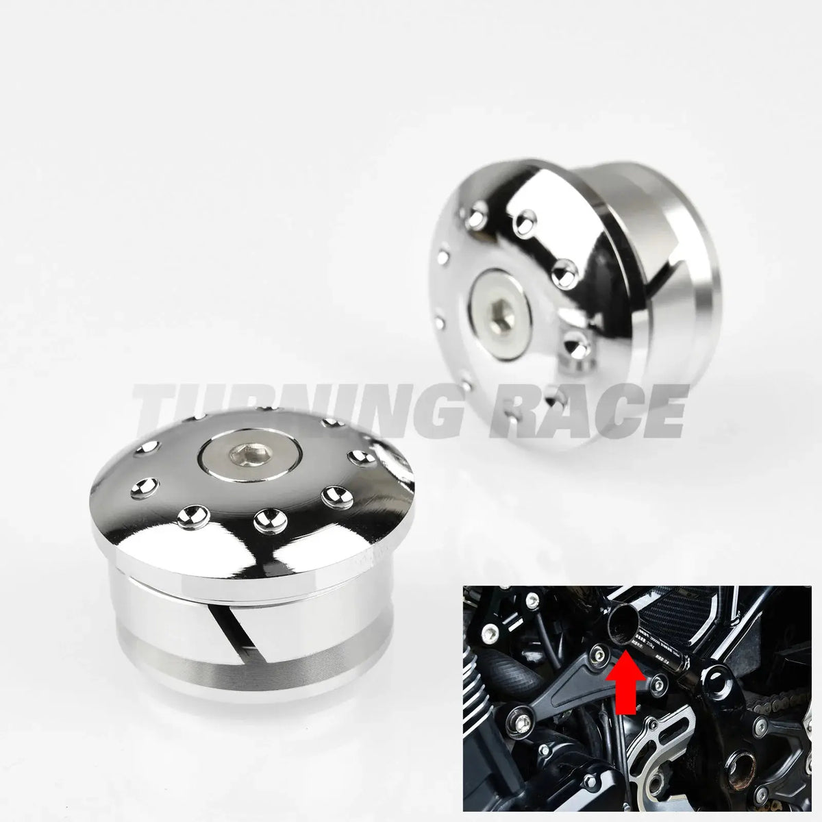 Frame Hole Plug Kit for Kawasaki Z900RS / CAFE / SE 2018–2026 CNC Aluminum Frame Guard Insert Cap Cover Accessories by InterCyprus Trading Ltd