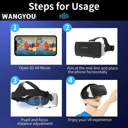 G06B 3D VR Headset for iOS and Android Smartphones