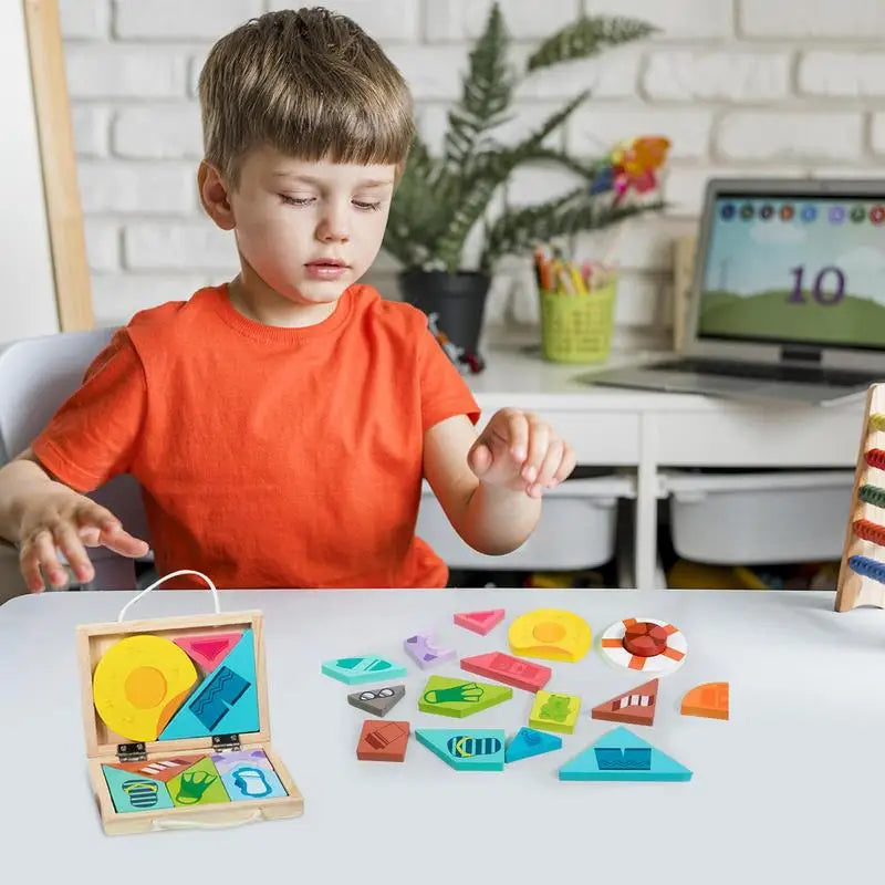 Wooden Blocks Puzzle &ndash; Logical Thinking Training Aid