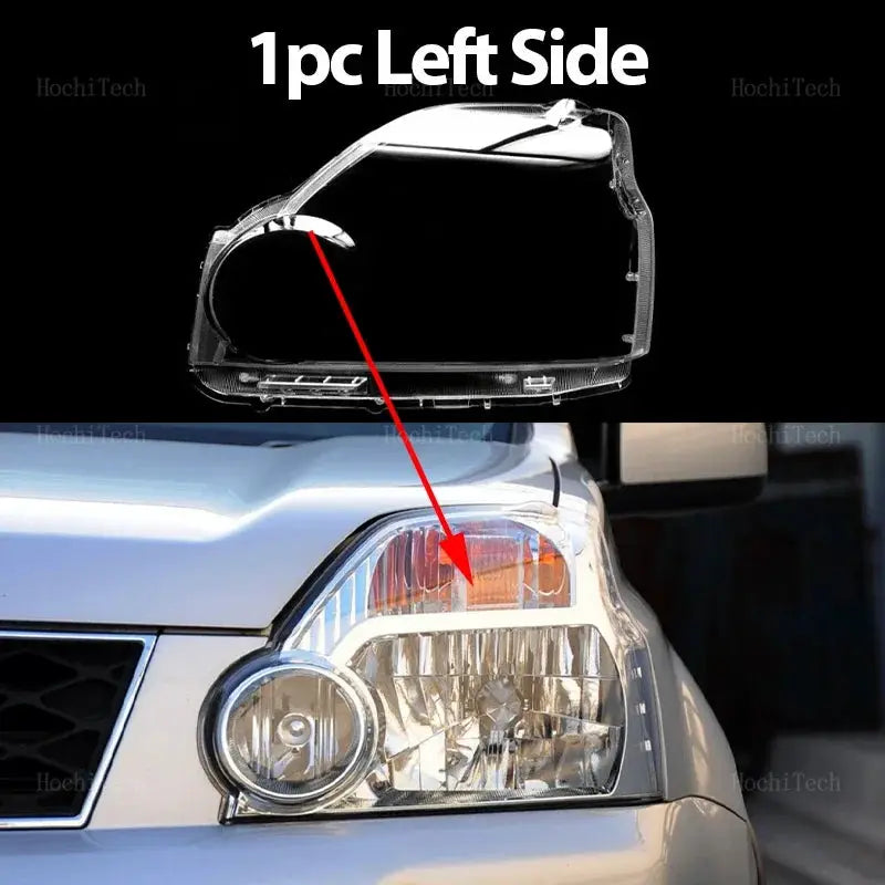 Headlight Cover Transparent Mask Lens Lampshade Headlamp Shell Polycarbonate For Nissan X-Trail T31 Pre-facelift 2007-2011 by InterCyprus Trading Ltd