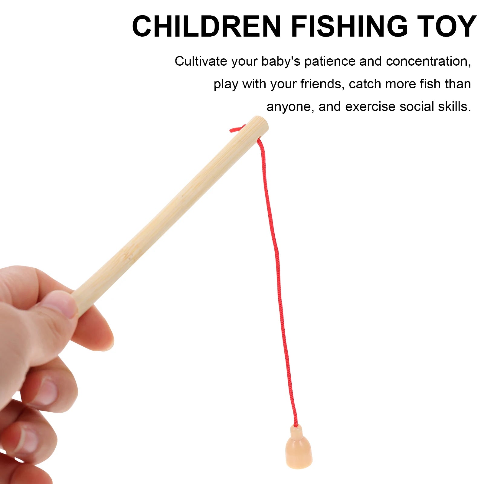 Wooden Magnetic Fishing Rod Toys - Educational &amp; Fun for Kids