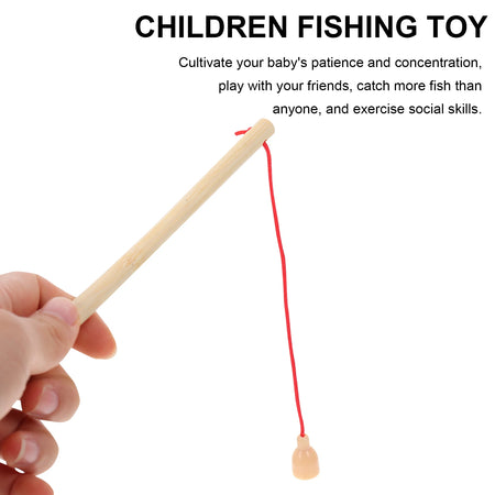 Wooden Magnetic Fishing Rod Toys - Educational &amp; Fun for Kids