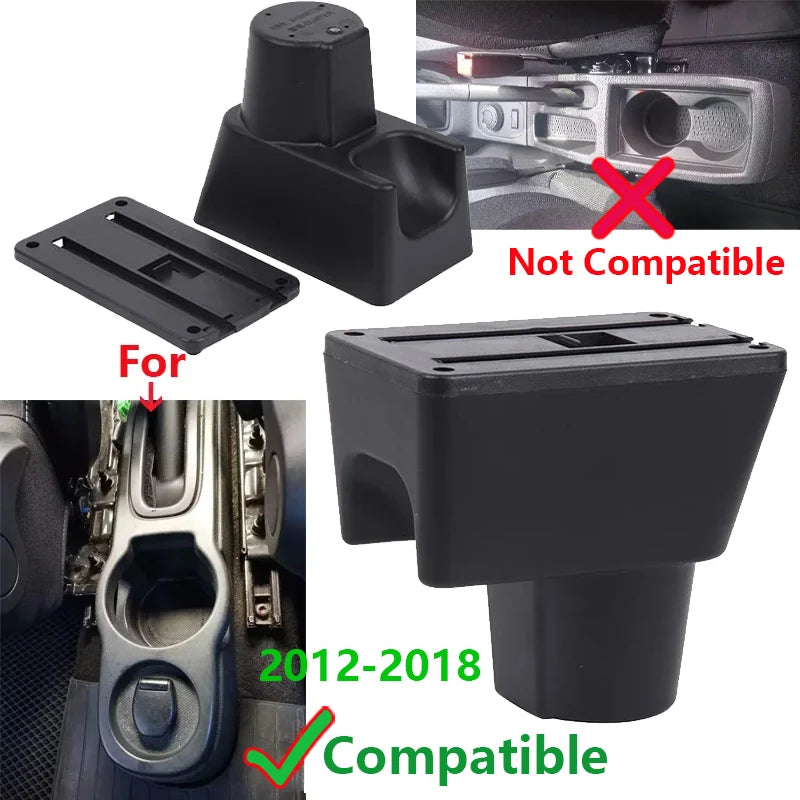 Caja de Descanso para el Brazo de Consola Central con Cubierta de Cuero para Renault Duster Terrano
