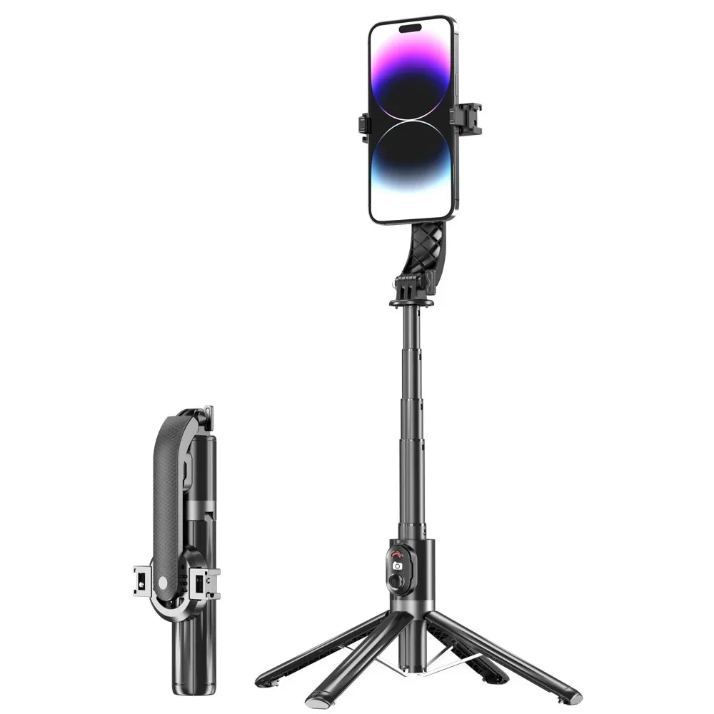 Magnetic Selfie Stick Tripod With Bluetooth Remote &ndash; Slim