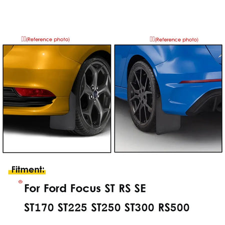 For Ford Focus ST RS SE Titanium LT XR5 Mk MK2 MK3 MK4 2 3 4 ST250 Rally Mud Flaps Mudflaps Splash Guards Mudguards 2019 by InterCyprus Trading Ltd