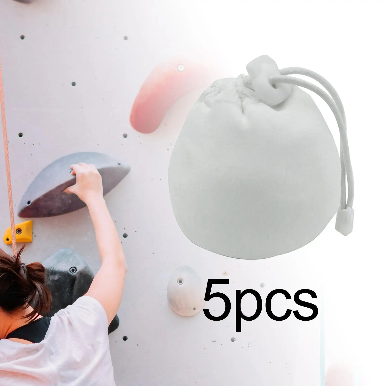 Tooyful Anti-Slip Chalk Ball Bag Pouch &ndash; Set of 5 for Rock Climbing and Weightlifting Default Title