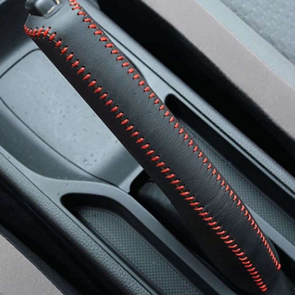 Copertura freno a mano in pelle per Honda Civic, Accord, CR-V, Jazz - accessorio interno in pelle premium