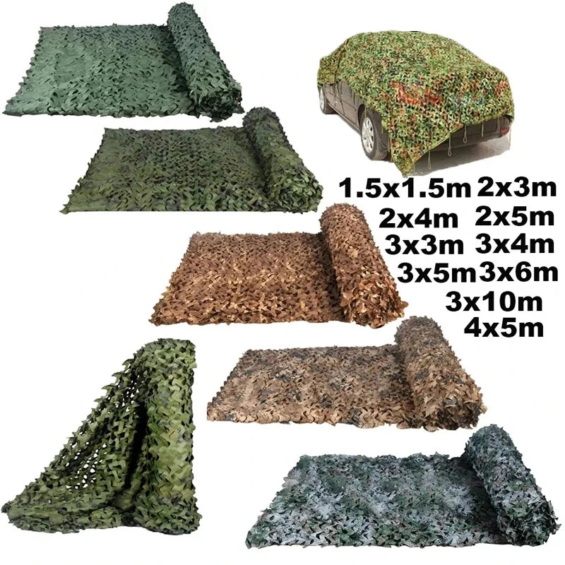 Outdoor Camouflage Hunting Net &ndash; Versatile Garden and Sunshade Solution