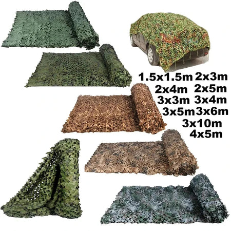 Outdoor Camouflage Hunting Net &ndash; Versatile Garden and Sunshade Solution