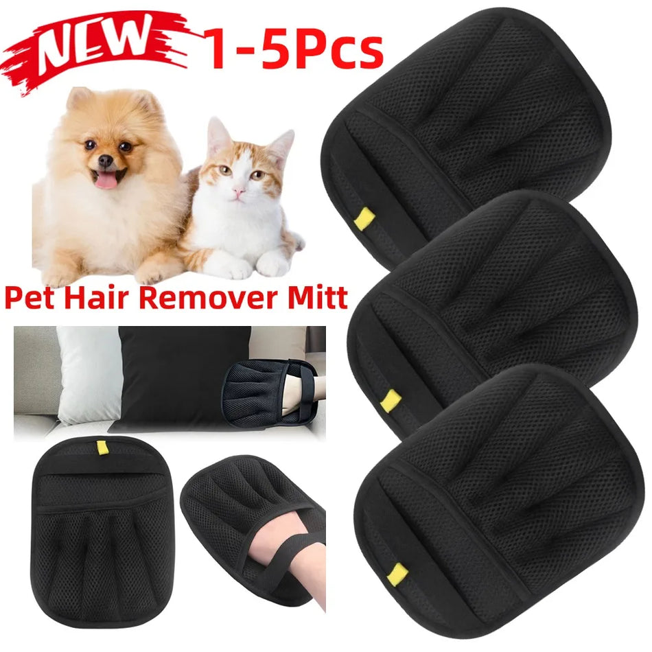 Dubbel Sidig Husdjursvårds Handskar Avhårsborttagare För Husdjur