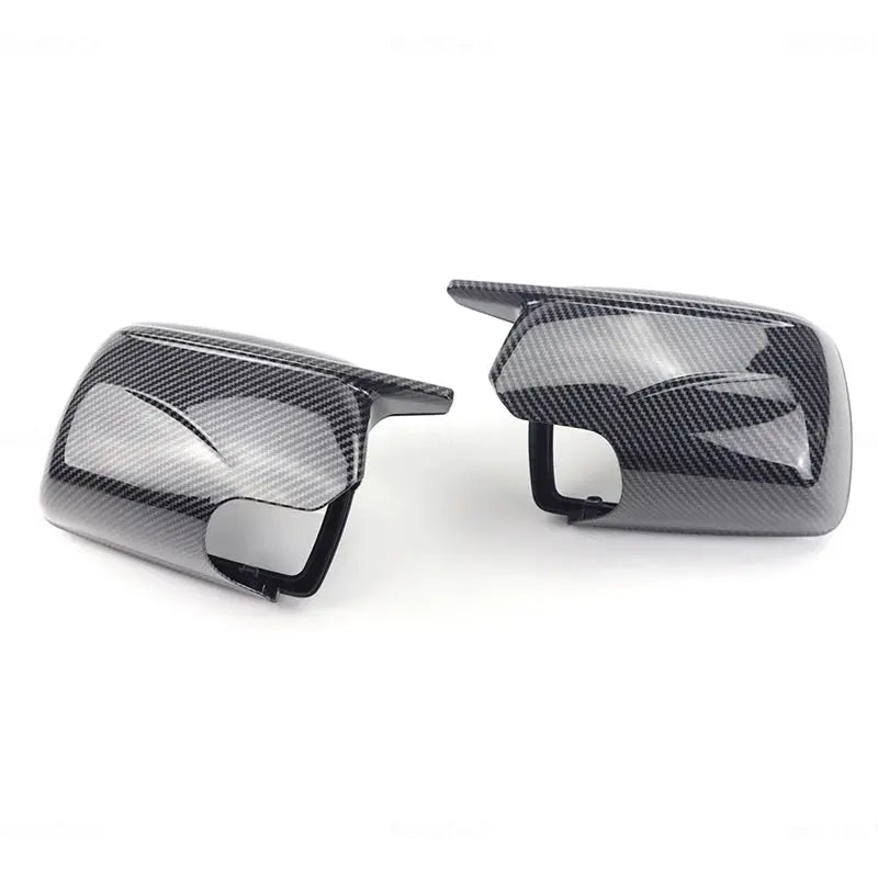 For BMW X3 X 3 E83 2003-2010 Carbon Fiber Look Rear View Mirror Cover Replacement Style Side Wing Mirror Caps with Tool by InterCyprus Trading Ltd