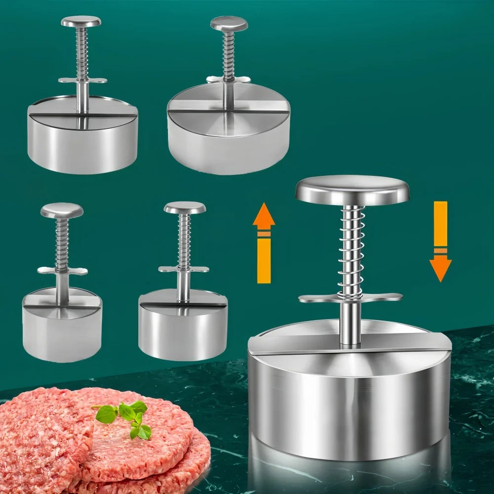 Hamburger Meat Press Patty Maker &ndash; Adjustable Thickness for Perfect Patties