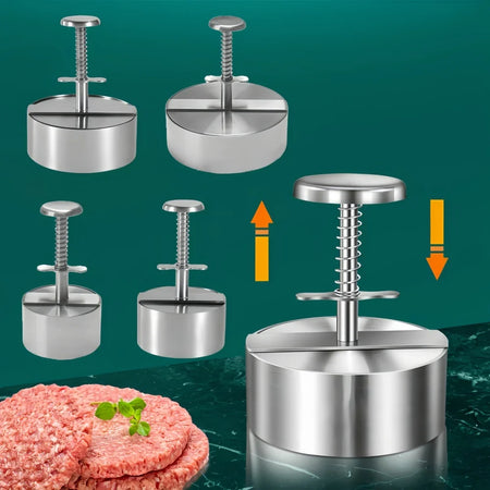 Hamburger Meat Press Patty Maker &ndash; Adjustable Thickness for Perfect Patties
