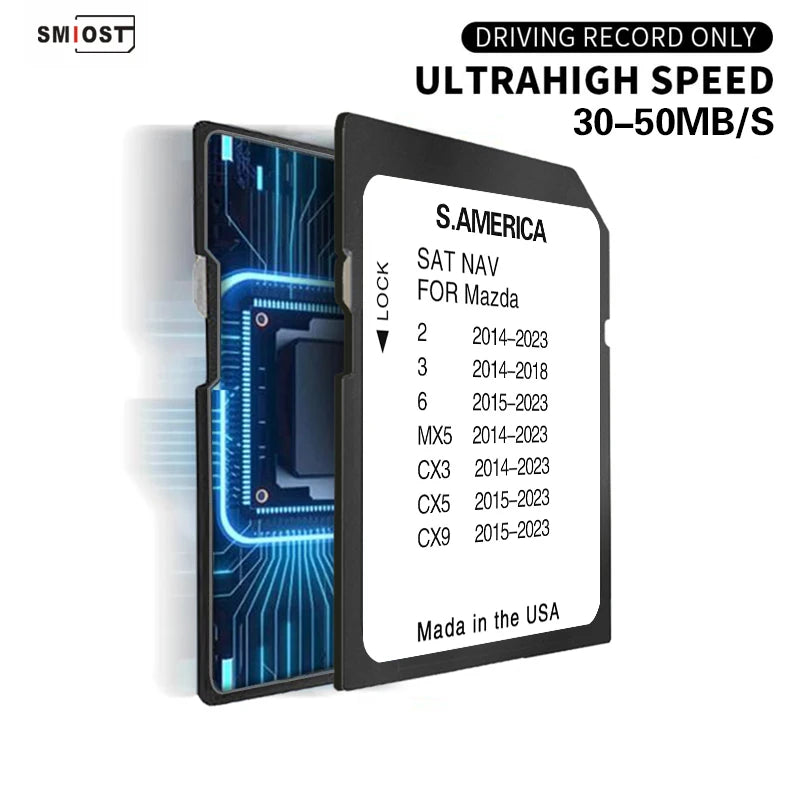 Sat Navi 2023 South America SD Card - Mazda Navigation