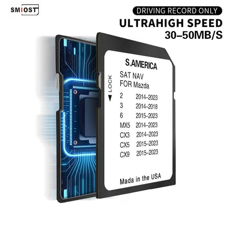 Sat Navi 2023 South America SD Card - Mazda Navigation