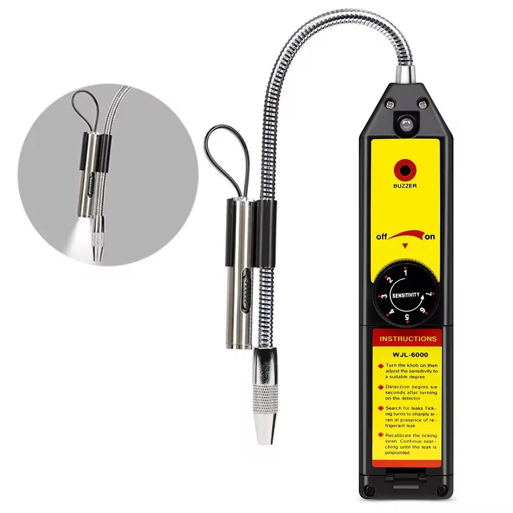 WJL-6000 &ndash; Freon Leak Detector With LCD Screen And Alarm With UV-LAMP