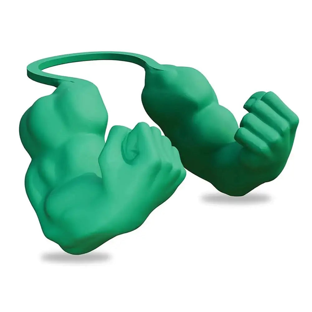 3D Printed Cat Muscle Arm Cosplay Prop for Halloween Green