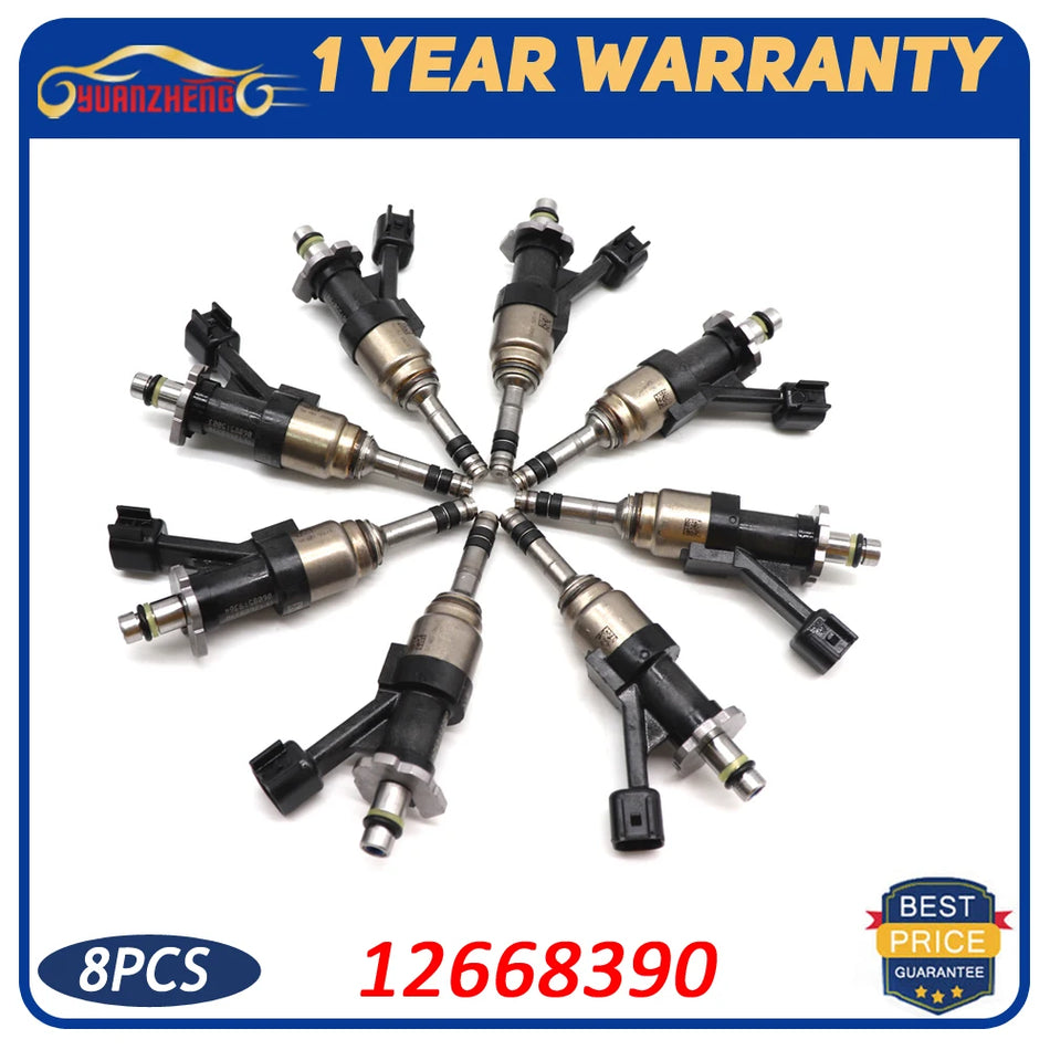 Fuel Injectors for Chevrolet Silverado 4.3L V6 and 5.3L V8 Engines Direct Fit High Performance