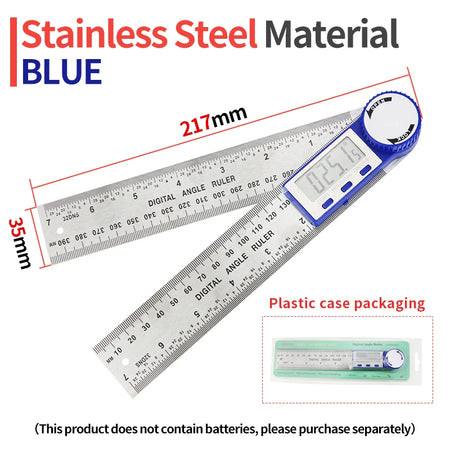 Goniometer Electronic Protractor &ndash; Digital Angle Gauge Protractor Blue P2