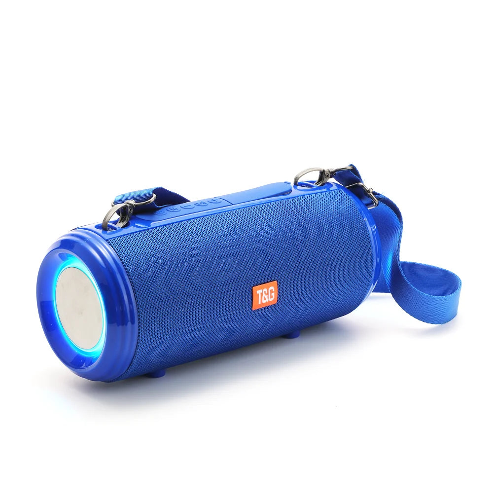 T&amp;G TG537 Waterproof Bluetooth Speaker - Portable Outdoor Soundbar TG537-Blue