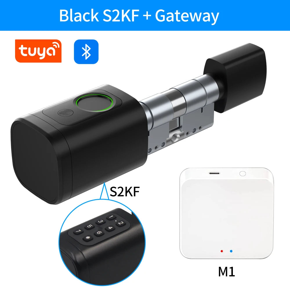 Lucking Door S2K Smart Cylinder Lock &ndash; Keyless Biometric