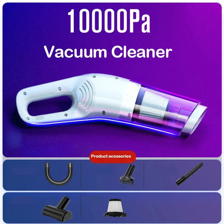 Balashon Cordless Mini Vacuum Cleaner For Car Pet Hair green