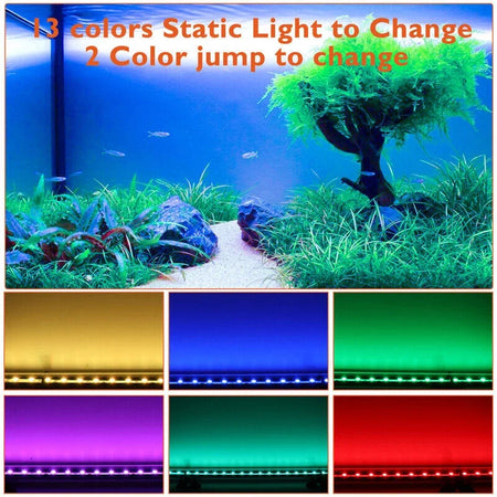 Aquarium 21 LED Light &ndash; Remote Control RGB Plant Growth Lighting