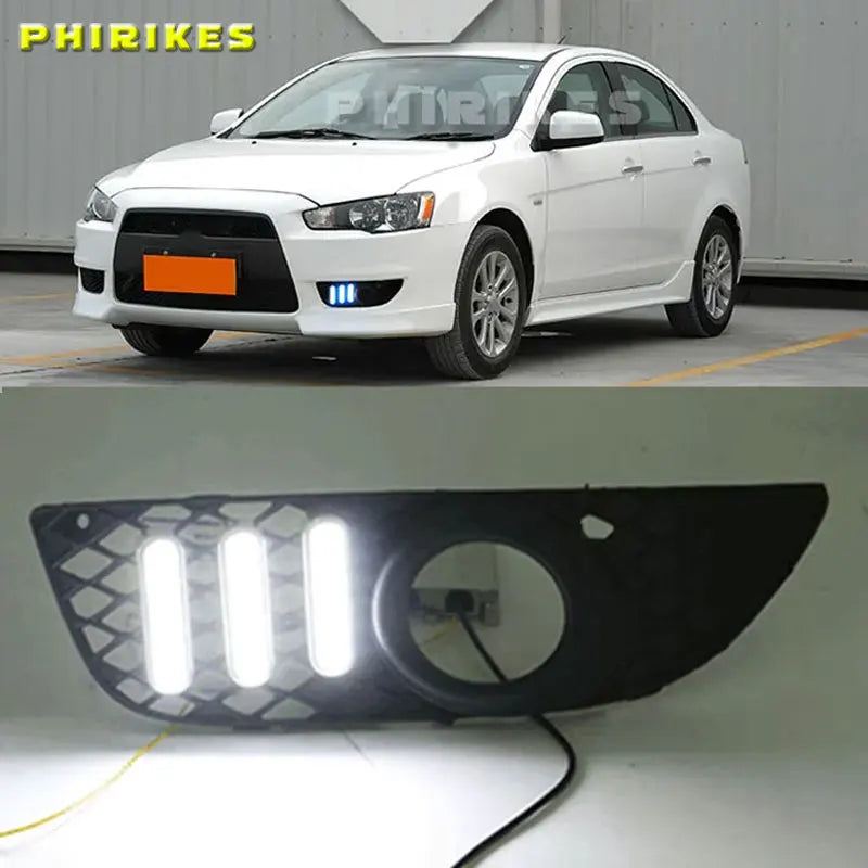 Mitsubishi Lancer EX DRL LED Denné Svetlo Biele Žlté