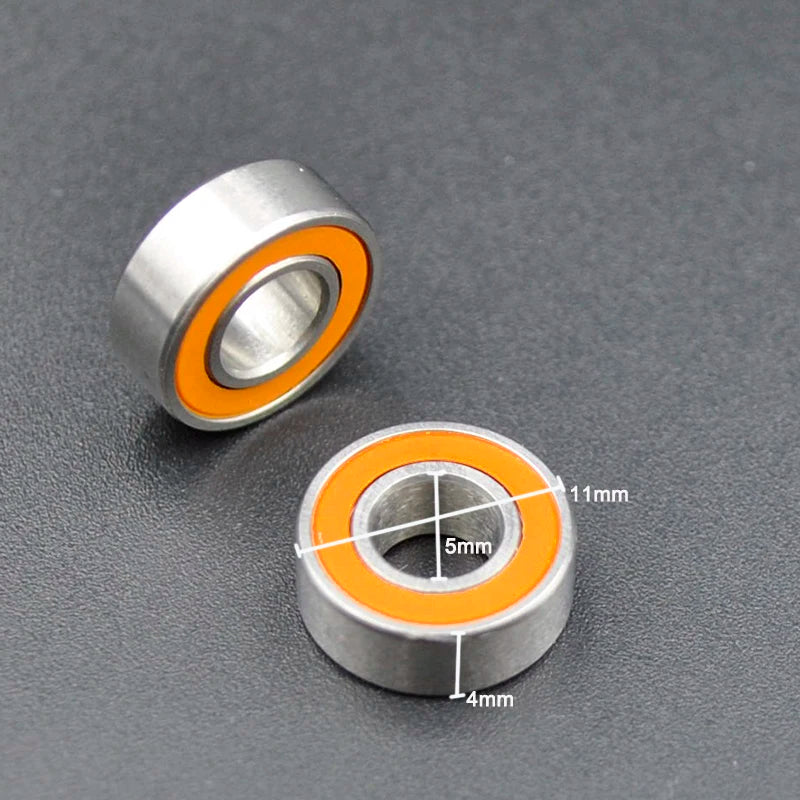 10pcs Hybrid Ceramic Bearings for Spinning Reels &ndash; Silent SMR115 5X11X4mm / CHINA / 10Pcs