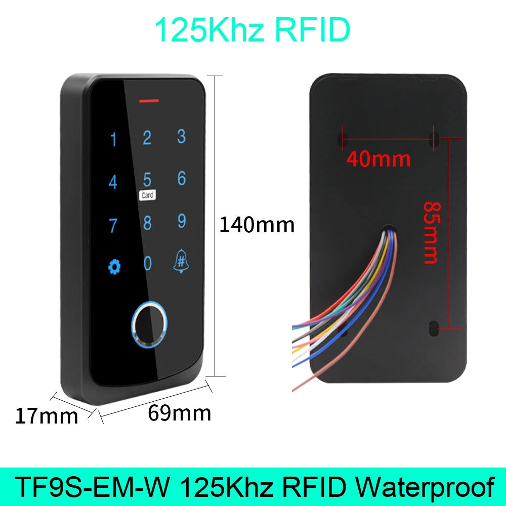TF108EM &ndash; Smart Fingerprint Access Control Keyboard TF9S-EM