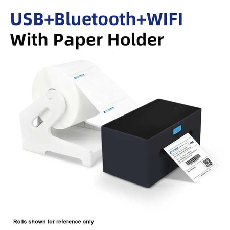 High Speed Label Printer &ndash; USB Bluetooth Thermal Printing USB WiFi Bluetooth / US Plug
