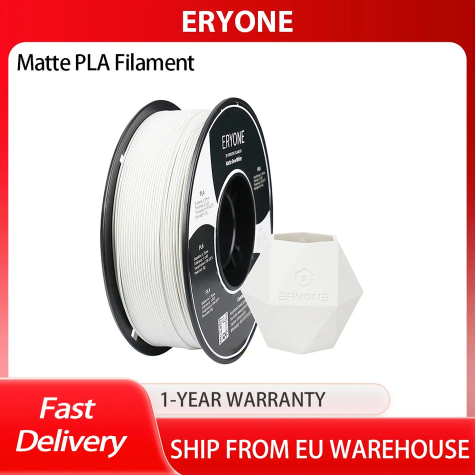 Матовый PLA филамент 1.75 мм с матовым покрытием без блеска, катушка 1 кг для художественной печати
