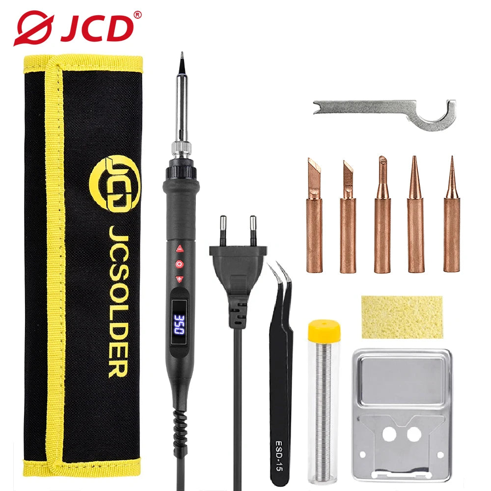 JCD 908U Soldering Iron Kit 80W LCD &ndash; Adjustable Temperature