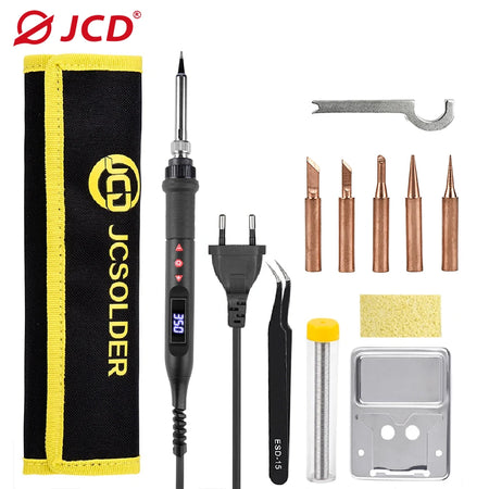 JCD 908U Soldering Iron Kit 80W LCD &ndash; Adjustable Temperature