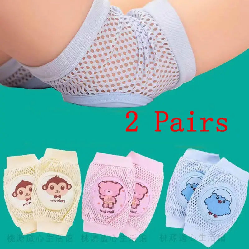 2 Pack Baby Knee Pads &ndash; Breathable Mesh Summer Protection