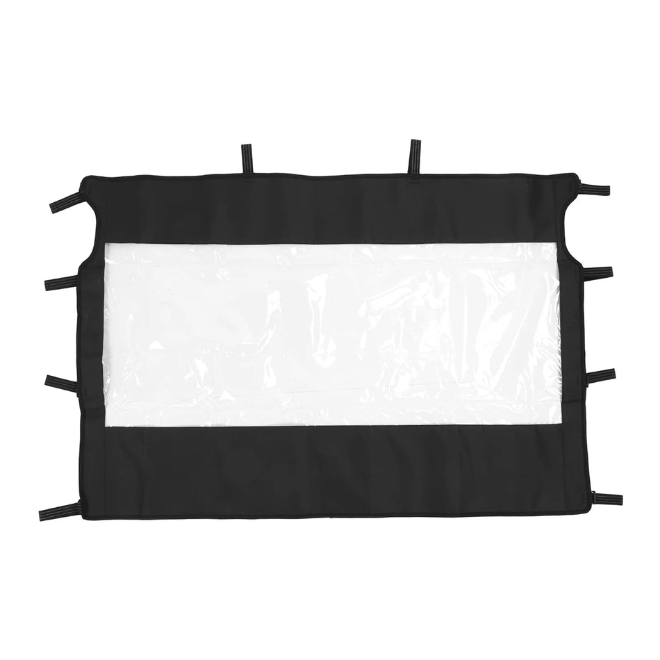Yamaha Rhino Rear Windshield with PVC, Soft UTV Windscreen 450 660 700